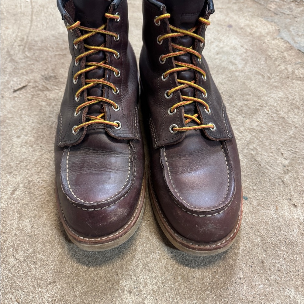 Red Wing Shoes Dark Brown Leather Boots